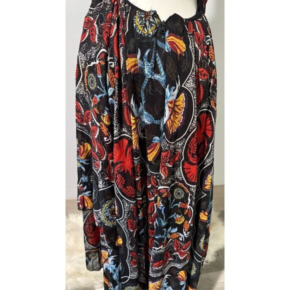 Alice + Olivia Goddess abstract pattern maxi dress 8 - Picture 11 of 14
